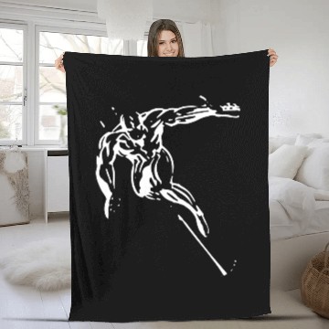 Discover The Silver Surfer Fleece Blankets