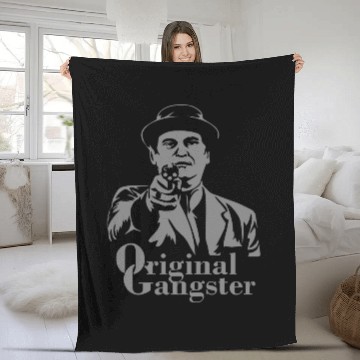 Discover Original Gangster Fleece Blankets