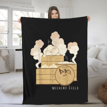 Discover Disney Pixar Bao Weekend Feels Vintage Dumpling Fleece Blankets