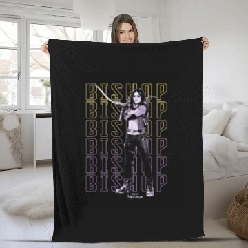 Discover Marvel Hawkeye Disney Plus Bishop Text Stack Pos Fleece Blankets