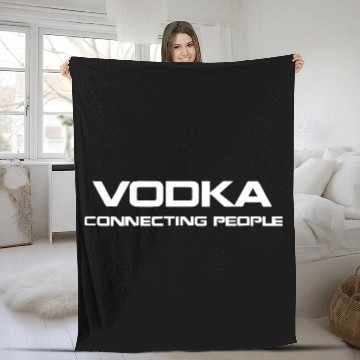 Discover Vodka, connecting people Fleece Blankets