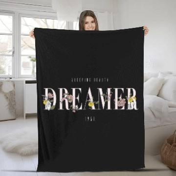 Discover Disneyss Sleeping Beauty 1959 Dreamer Flowers Graphic Baseball Tees Fleece Blankets