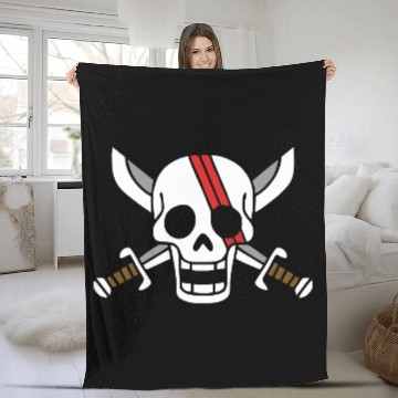 Discover One-Piece-Haired-Pirates-Shanks Fleece Blankets