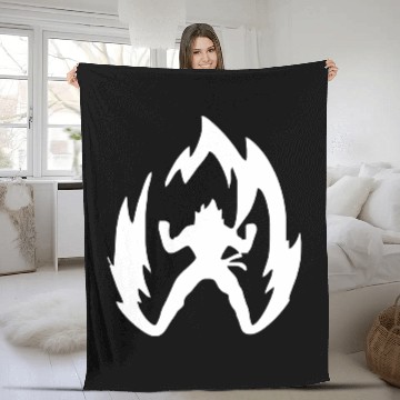 Discover super saiyan goku Fleece Blankets