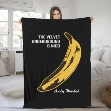 Discover The Velvet Underground Rock Music Band Fleece Blankets