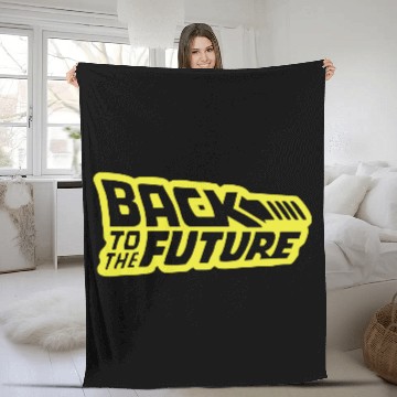 Discover Retro Back to the future Fleece Blankets
