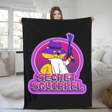 Discover Secret Squirrel Fleece Blankets