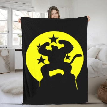 Discover Saiyajin Affe  Dragonball Z Fun Fleece Blankets