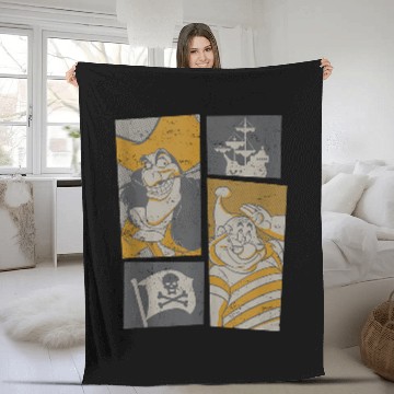 Discover Disneyss Peter Pan Captain Hook And Smee Fleece Blankets
