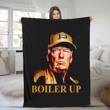Discover Donald Trump Purdue Boilermakers Baseball Jerseys Fleece Blankets