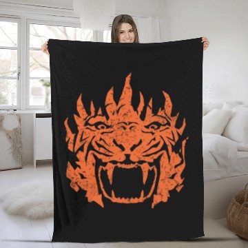 Discover Burning Tyger Fleece Blankets