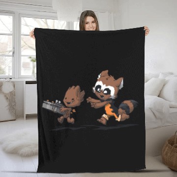 Discover Button! Fleece Blankets