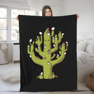 Discover cactUS! Fleece Blankets