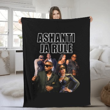 Discover Ja Rule & Ashanti Fleece Blankets