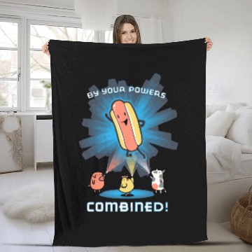 Discover By Your Powers Combined! Fleece Blankets