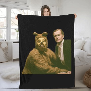 Discover The Shining Creepy Bear Fleece Blankets