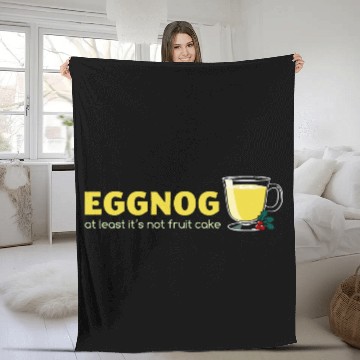 Discover Eggnog! Fleece Blankets