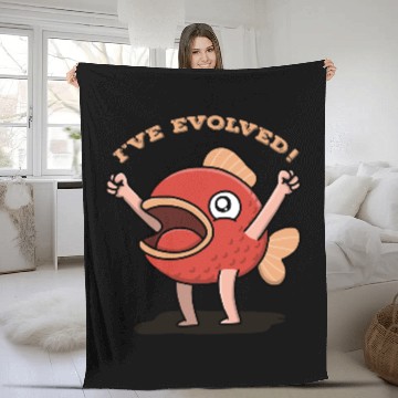 Discover Evolution, Hell Yeah! Fleece Blankets