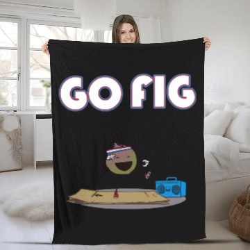 Discover Go Fig Fleece Blankets