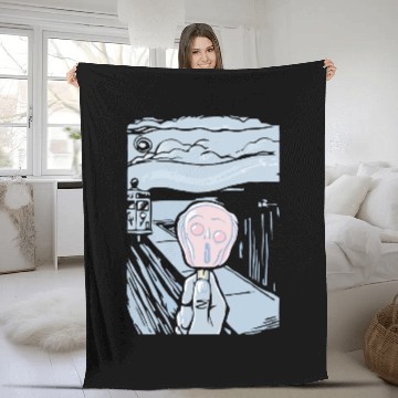 Discover I Scream, Man Fleece Blankets