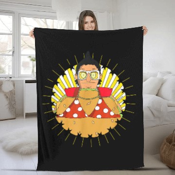 Discover The Bobs Burgers Movie Gene Belcher Fleece Blankets