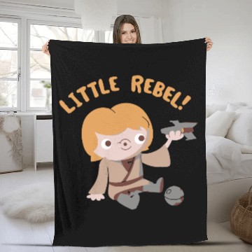 Discover Little Rebels Fleece Blankets