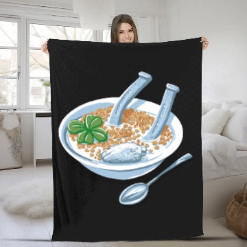 Discover Lucky Cereal Fleece Blankets