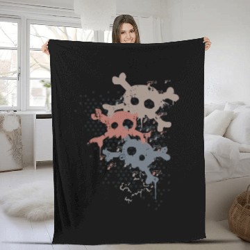 Discover More Skulls Fleece Blankets
