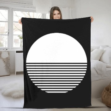 Discover Moon Shine Fleece Blankets