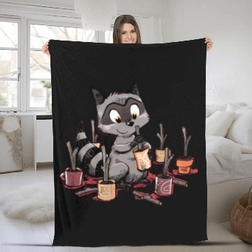 Discover making friends Fleece Blankets
