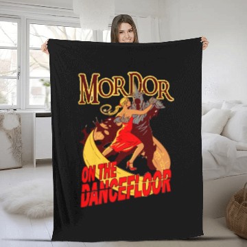 Discover Mordor On the Dancefloor Fleece Blankets