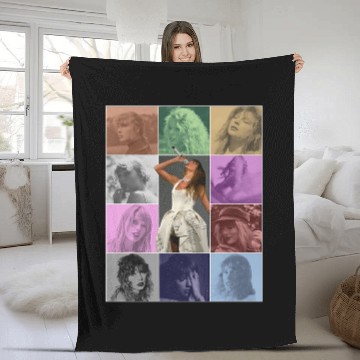 Discover Eras Tour Poster Fleece Blankets