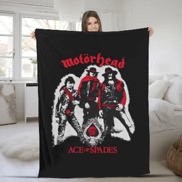 Discover Motorhead Ace Of Spades Cowboys Fleece Blankets