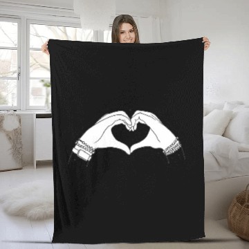 Discover Eras tour hands Zip Fleece Blankets