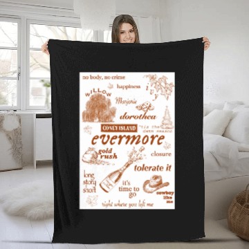 Discover Evermore Tayl0r Swift print Baseball Jerseys Fleece Blankets