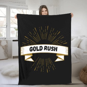 Discover Evermore Gold Rush by Tayl0r Swift Fleece Blankets