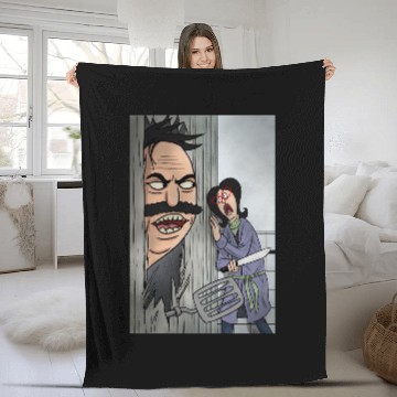 Discover Bobs Burgers Heres Bobby The Shining Horror Pardoy Fleece Blankets Fleece Blankets