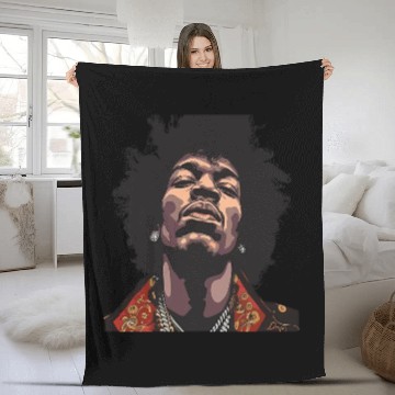 Discover Jimi Hendrix Fleece Blankets