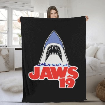Discover Jaws 19 Fleece Blankets
