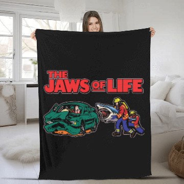 Discover Jaws of Life Fleece Blankets
