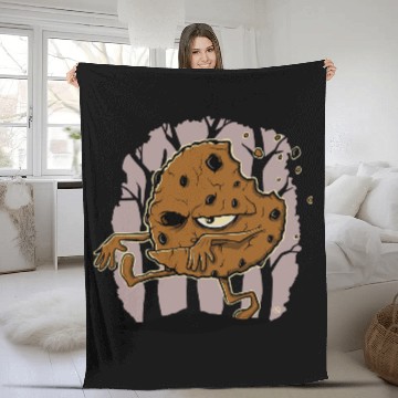 Discover THE WALKING COOKIE Fleece Blankets