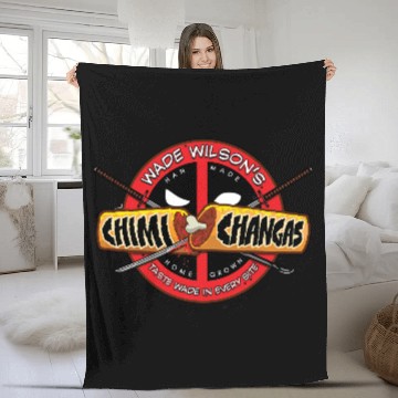 Discover Wade Wilsons Chimichangas Fleece Blankets