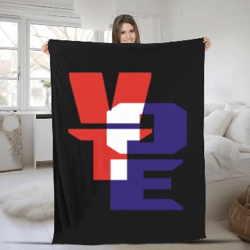 Discover vote Fleece Blankets