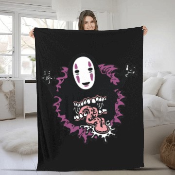 Discover The No Face Spirit Fleece Blankets