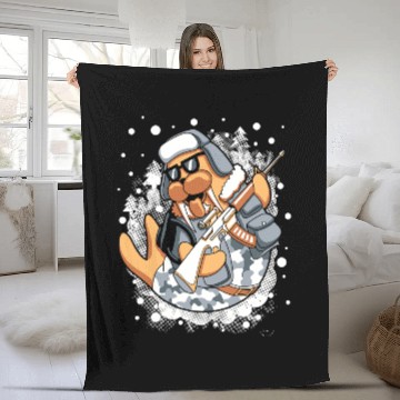Discover Winter Walrus Fleece Blankets