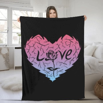 Discover Love (4) Fleece Blankets