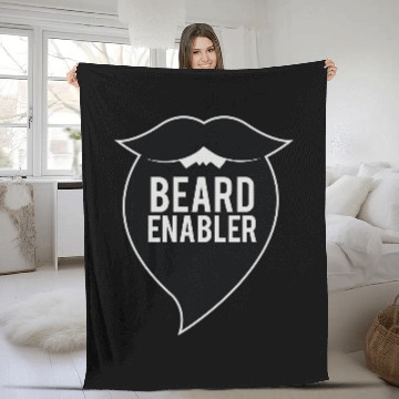Discover Beard Enabler Fleece Blankets