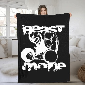 Discover Beastmode Fleece Blankets