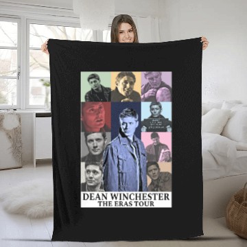 Discover Dean-Winchester-Eras-Tour  13 Fleece Blankets Fleece Blankets