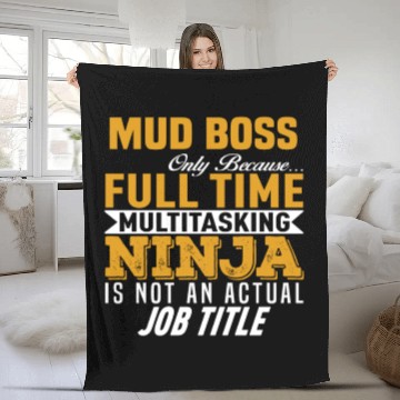 Discover Mud Boss Fleece Blankets